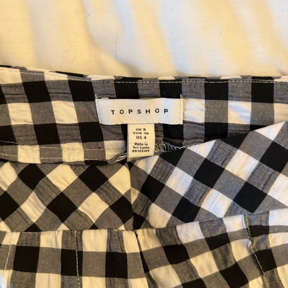 Topshop - gingham pants - Picture 4 of 6